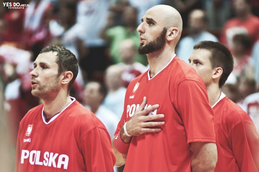 zdjęcia reportażowe z meczu reprezentacji Polski w koszykówkę